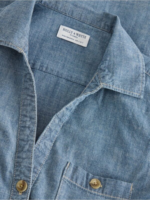 Shirt dress in chambray - 3006473-5137