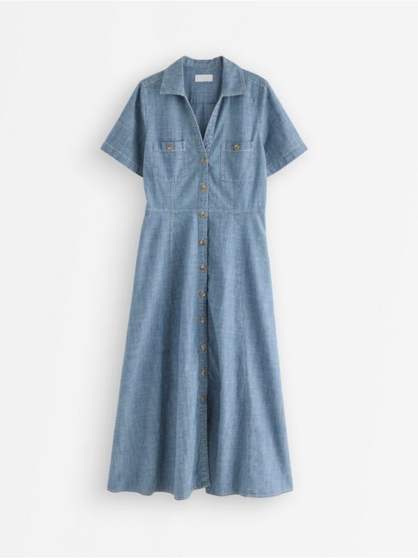 Shirt dress in chambray - 3006473-5137