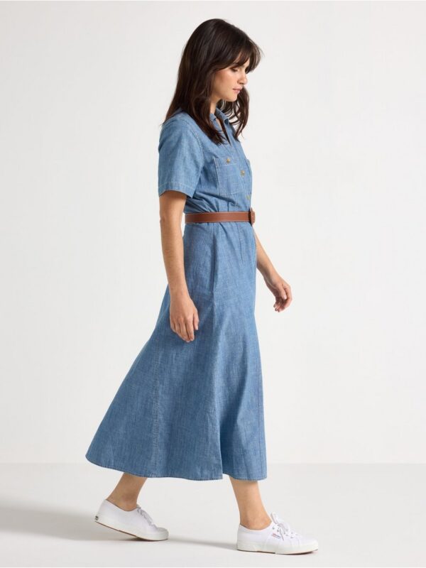 Shirt dress in chambray - 3006473-5137