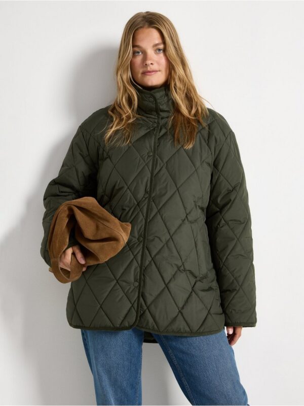 Water repellent quilted jacket - 3006611-8611