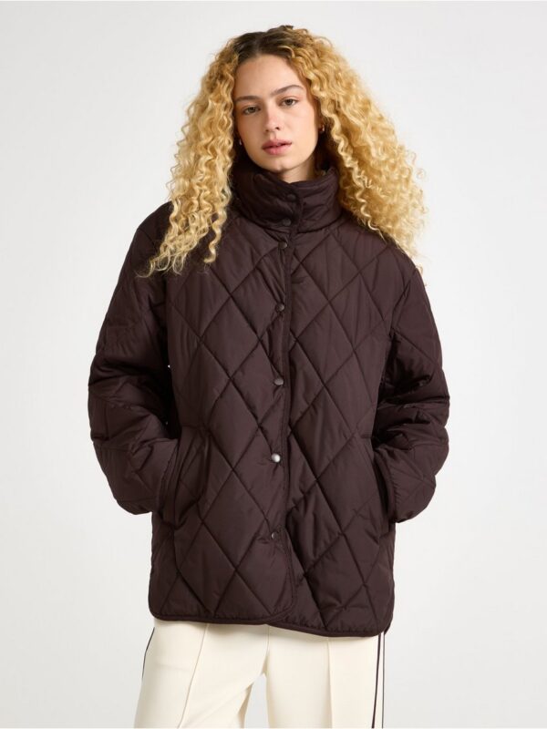 Water repellent quilted jacket - 3006611-8704