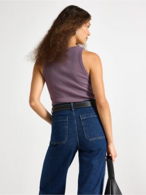 Ribbed tank top - 3006720-9613