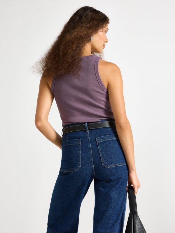 Ribbed tank top - 3006720-9613