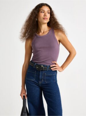 Ribbed tank top - 3006720-9613