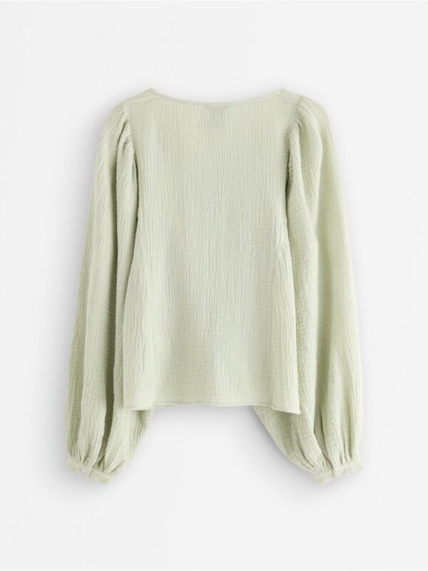 Blouse in cotton gauze - 3006812-6724