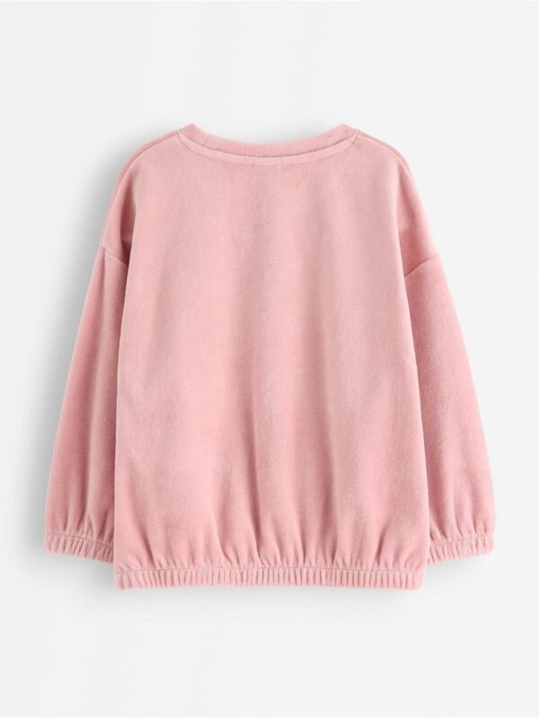 Oversized jumper in velour - 3006847-7351
