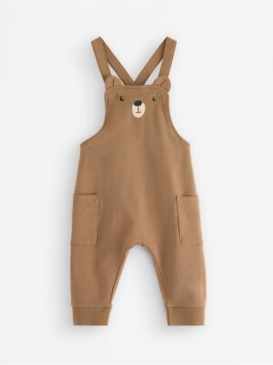 Dungarees with brushed inside - 3006870-1764