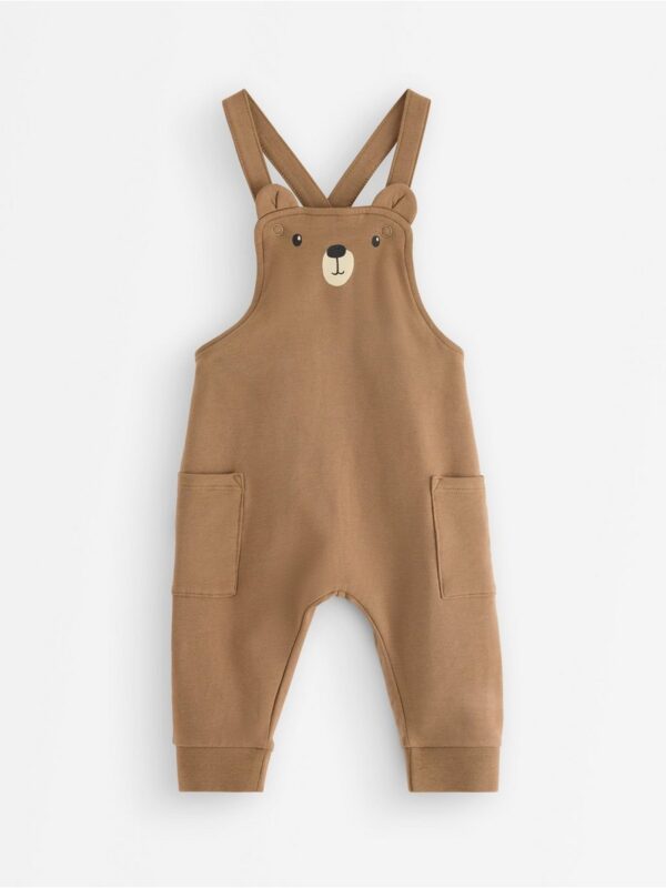 Dungarees with brushed inside - 3006870-1764