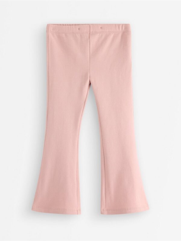 Flared leggings with brushed inside - 3006950-7351