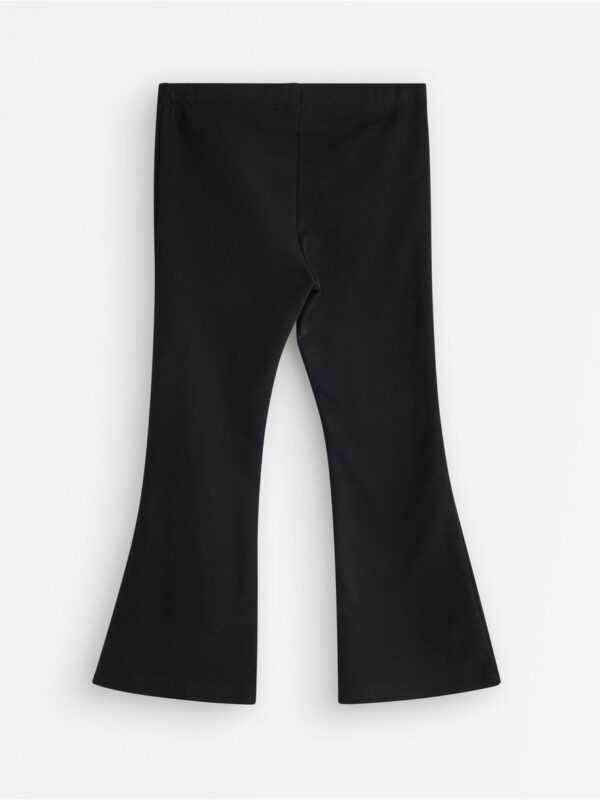 Flared leggings with brushed inside - 3006950-80