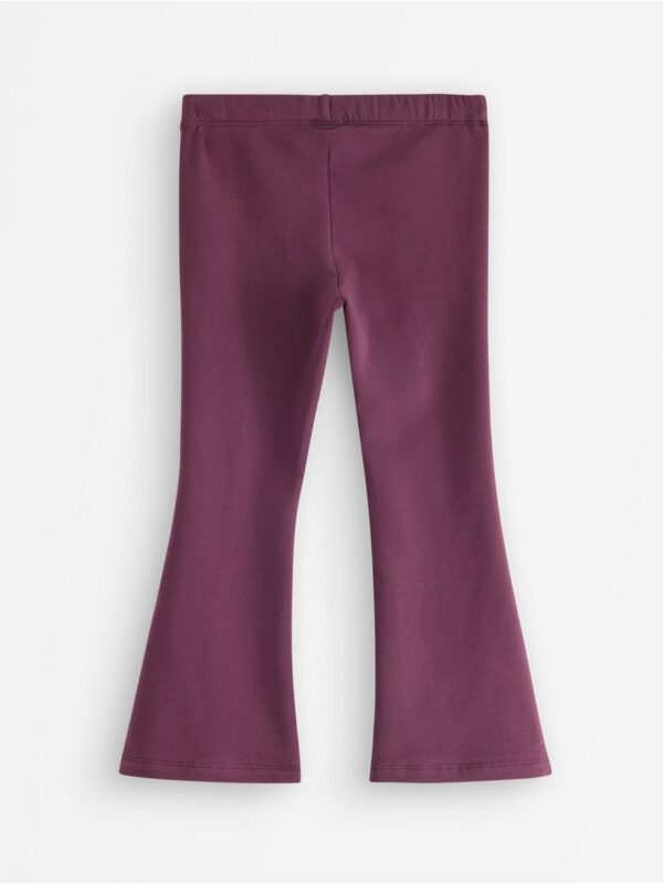 Flared leggings with brushed inside - 3006950-9439