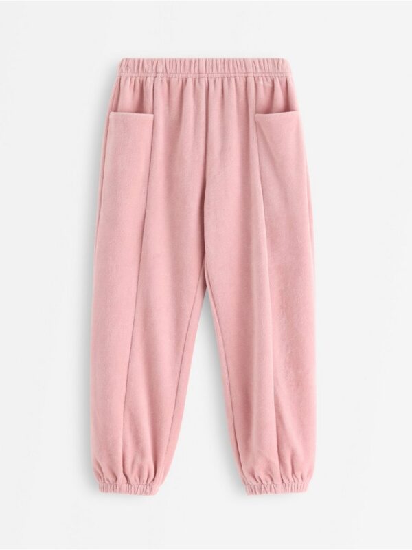 Joggers in velour - 3007034-7351