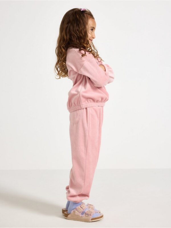 Joggers in velour - 3007034-7351