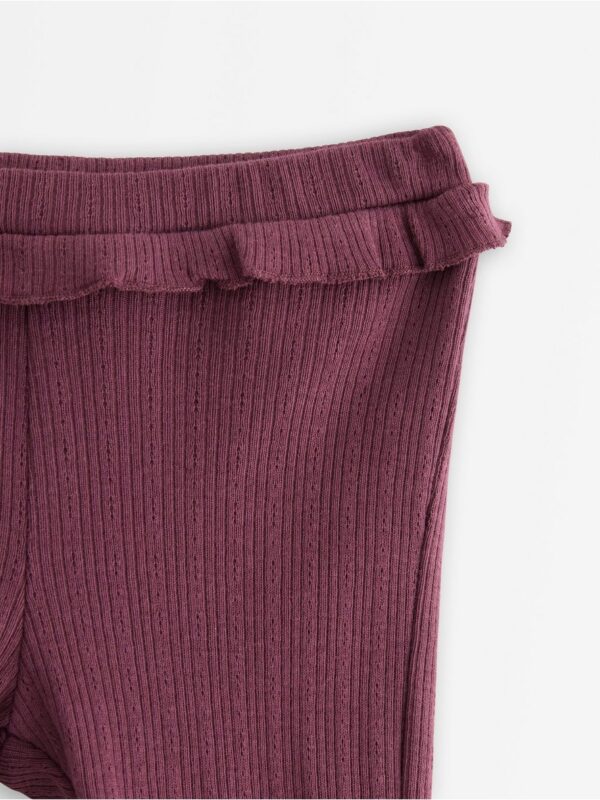 Leggings with frill - 3007043-9439