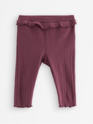 Leggings with frill - 3007043-9439