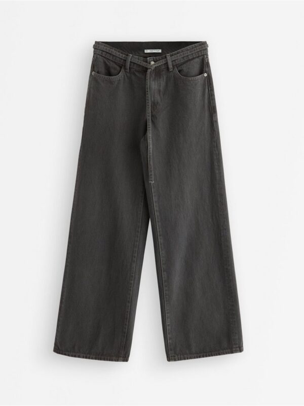 WIDE Peggy  jeans with mid waist - 3007055-9608