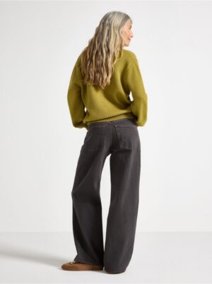 WIDE Peggy  jeans with mid waist - 3007055-9608