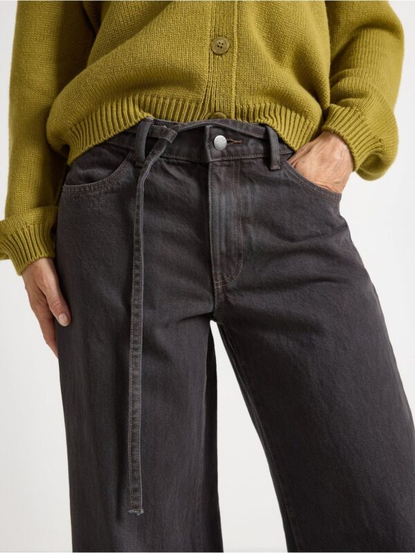 WIDE Peggy  jeans with mid waist - 3007055-9608