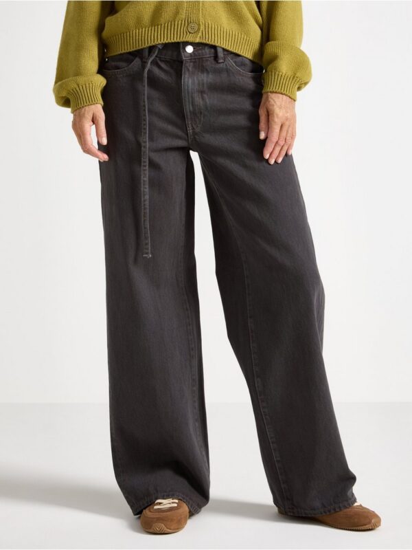 WIDE Peggy  jeans with mid waist - 3007055-9608