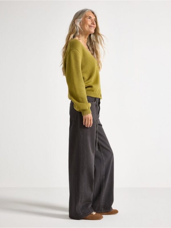 WIDE Peggy  jeans with mid waist - 3007055-9608