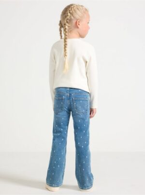 FREJA Flared leg  jeans with hearts - 3007220-791