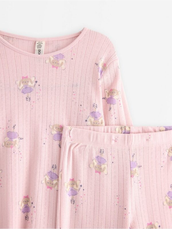 Pyjama set in pointelle - 3007264-8778