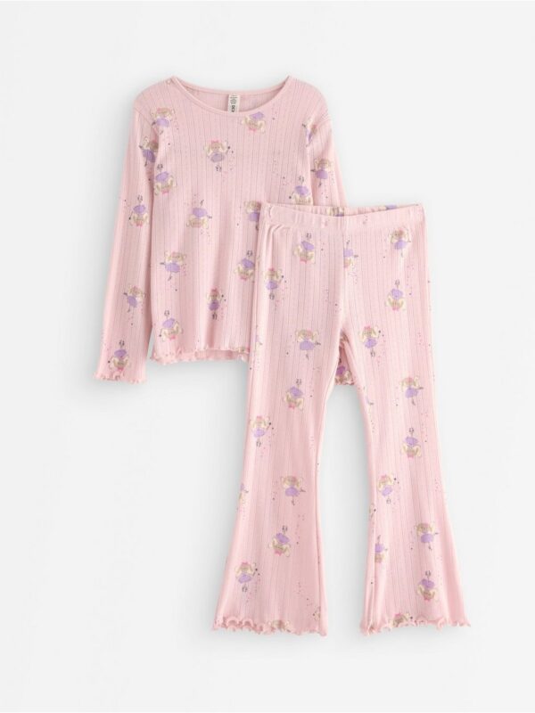 Pyjama set in pointelle - 3007264-8778