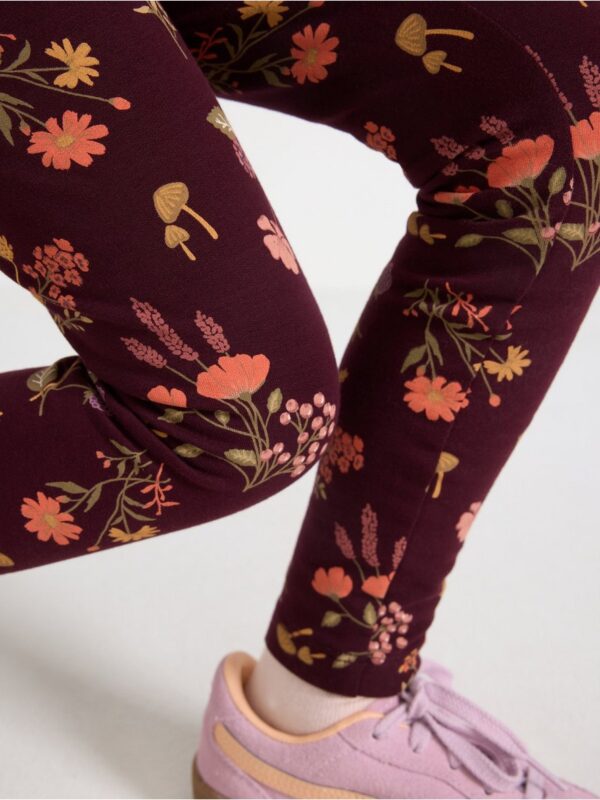 Leggings with brushed inside - 3007319-7268