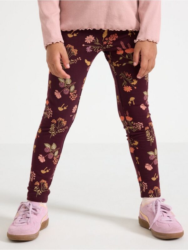 Leggings with brushed inside - 3007319-7268