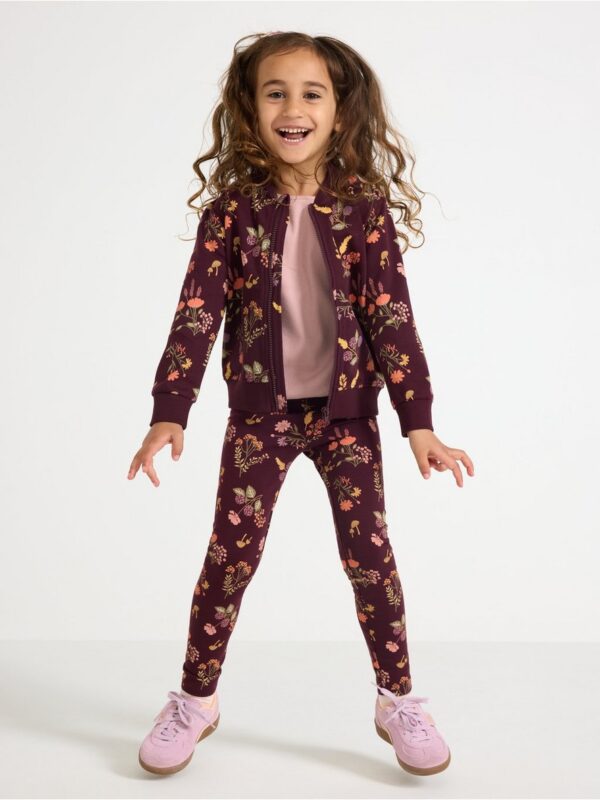 Leggings with brushed inside - 3007319-7268