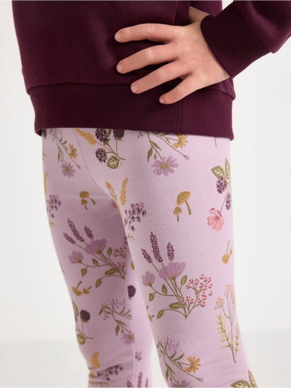 Leggings with brushed inside - 3007319-8121