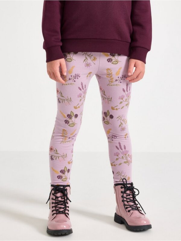 Leggings with brushed inside - 3007319-8121