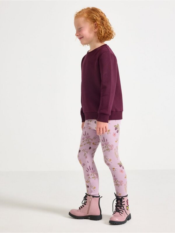 Leggings with brushed inside - 3007319-8121