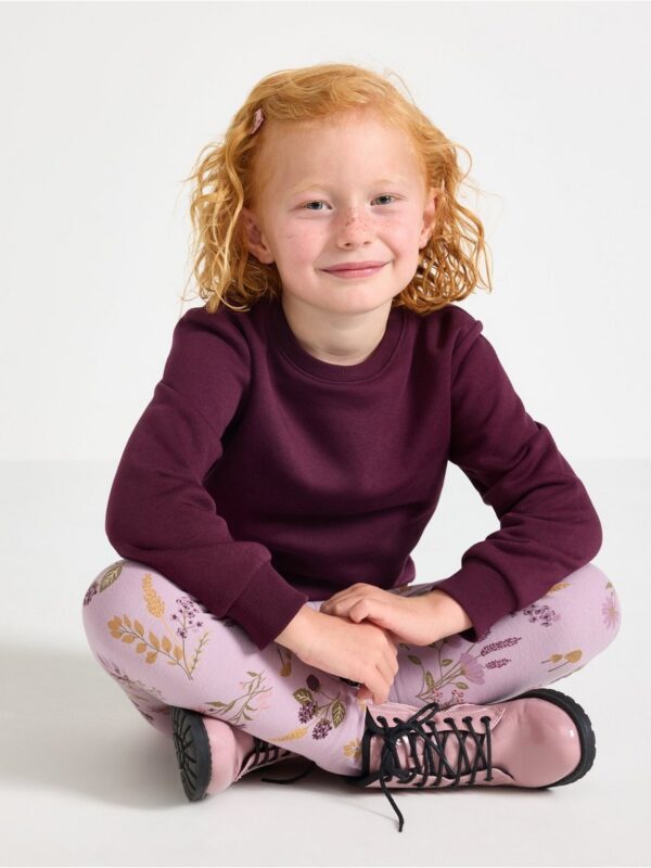Leggings with brushed inside - 3007319-8121