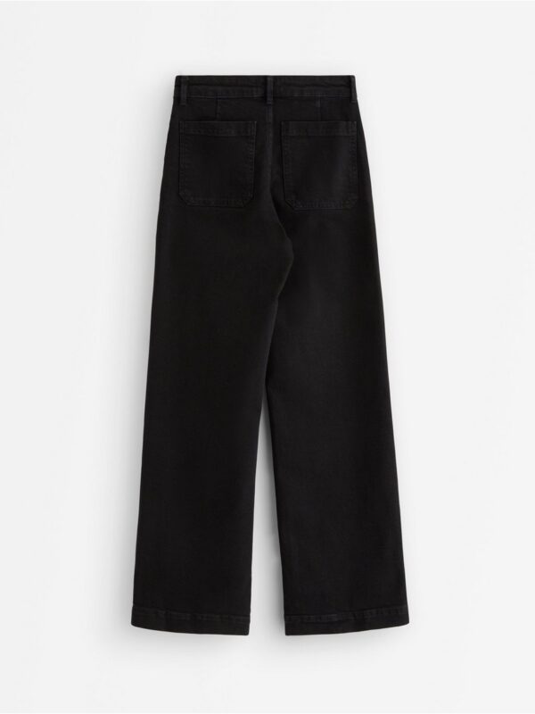 WIDE high waist jeans with light stretch - 3007475-141