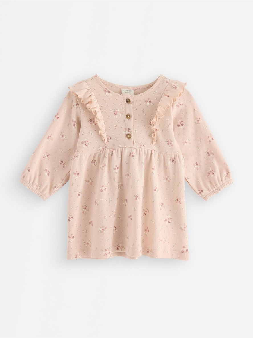 Haljina – Long-sleeved dress in pointelle