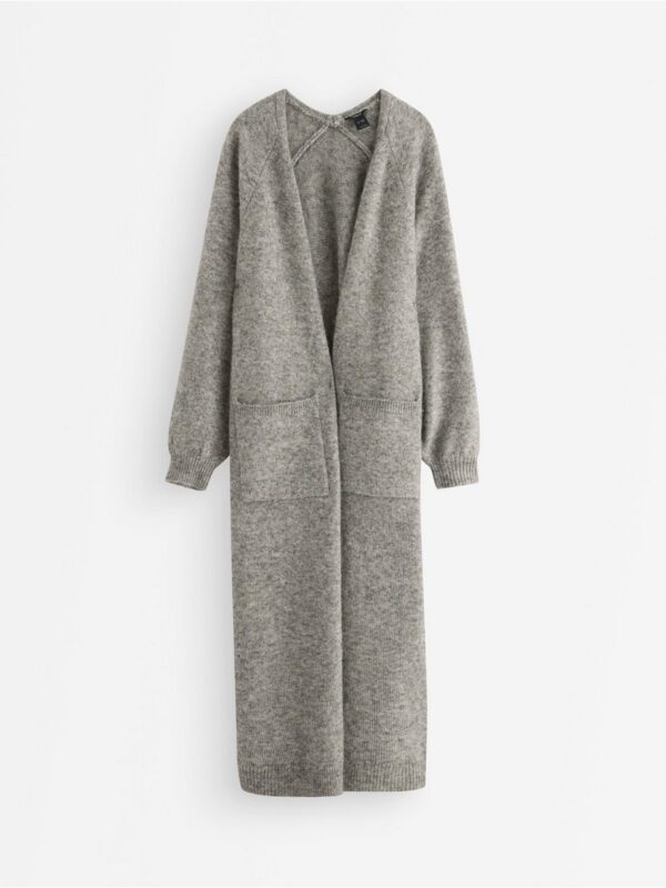 Knitted long cardigan - 3007535-9803