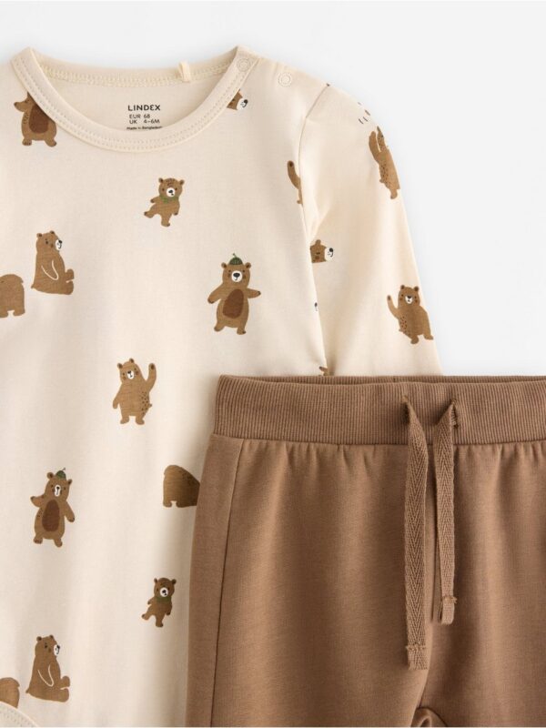 Set - bodysuit and trousers - 3007567-1230