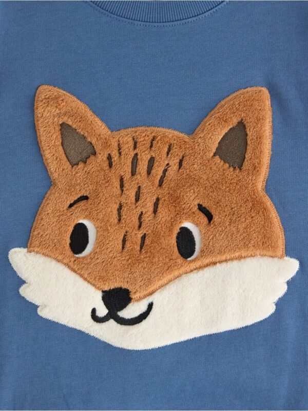 Sweatshirt with application - 3007571-8887