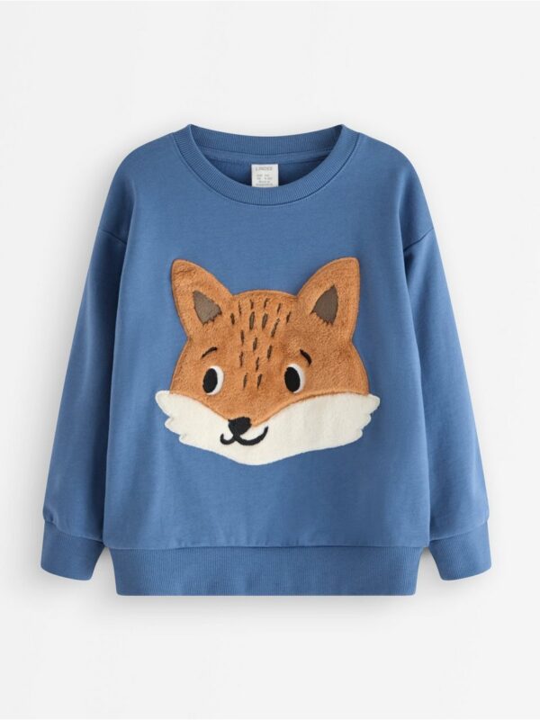 Sweatshirt with application - 3007571-8887