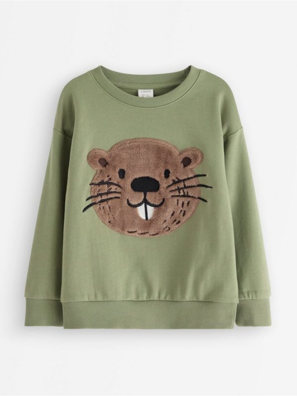 Sweatshirt with application - 3007571-9300
