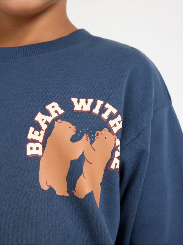 Sweatshirt with brushed inside - 3007573-2065