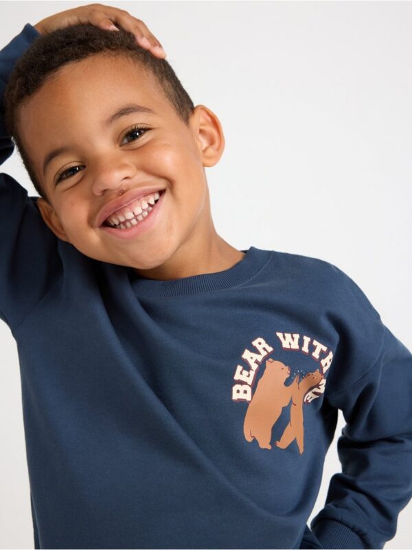 Sweatshirt with brushed inside - 3007573-2065