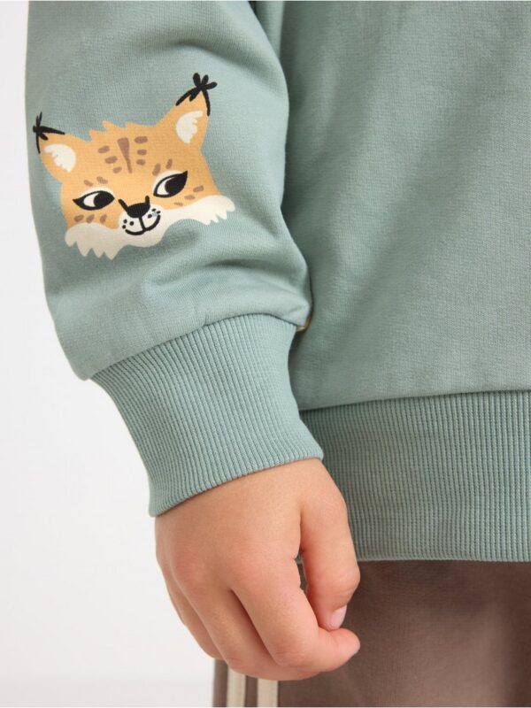 Sweatshirt with brushed inside - 3007573-2162