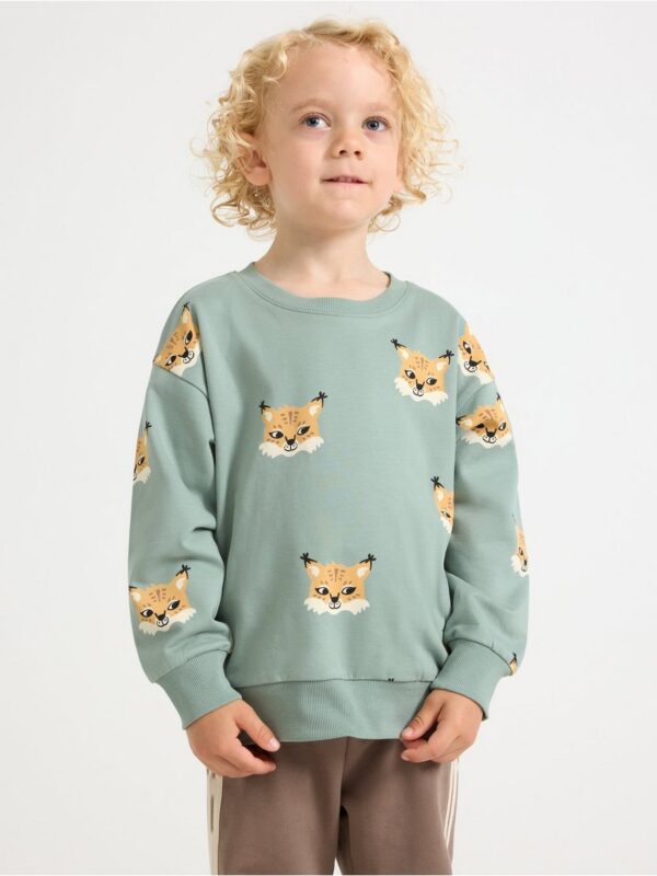 Sweatshirt with brushed inside - 3007573-2162