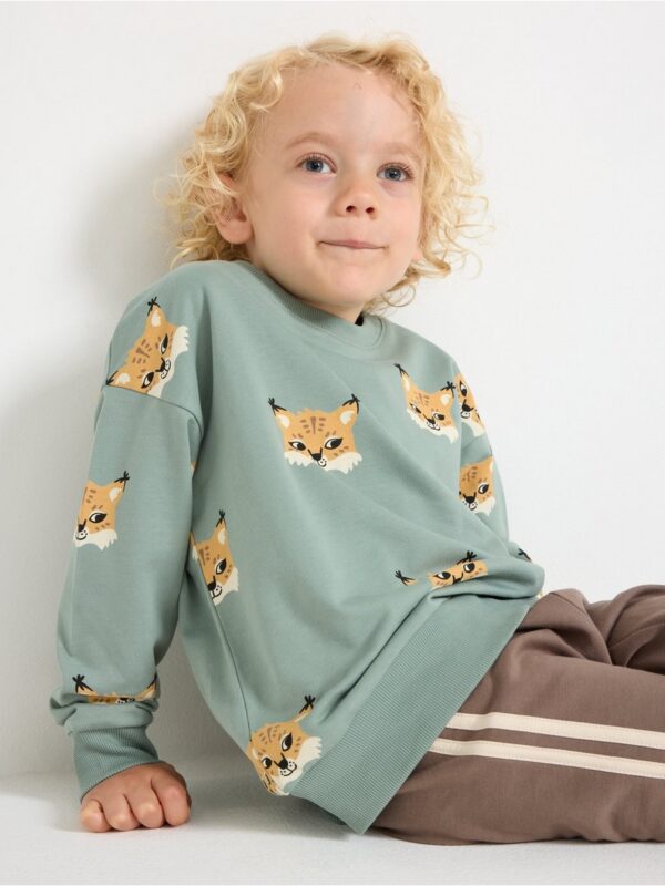 Sweatshirt with brushed inside - 3007573-2162