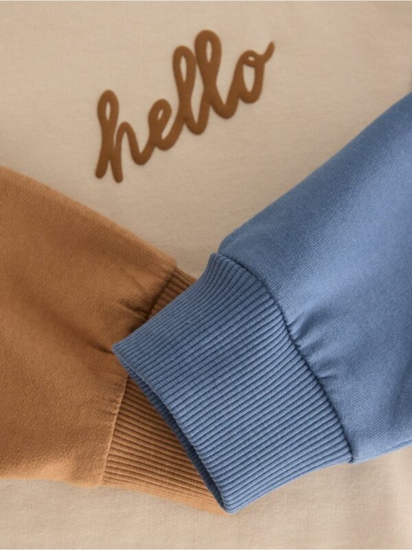Sweatshirt with brushed inside - 3007573-7458