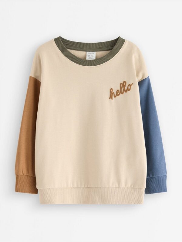Sweatshirt with brushed inside - 3007573-7458