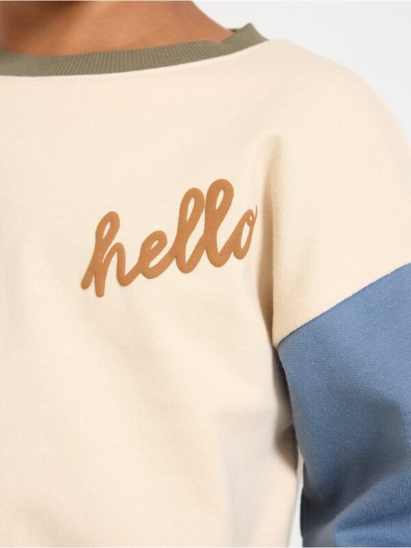 Sweatshirt with brushed inside - 3007573-7458