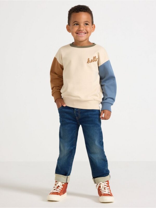 Sweatshirt with brushed inside - 3007573-7458